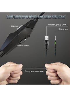 onikuma K19 Gaming Wired Headset With Microphone For PS4 PS5 ZOne X Series Switch PC  - Image 2