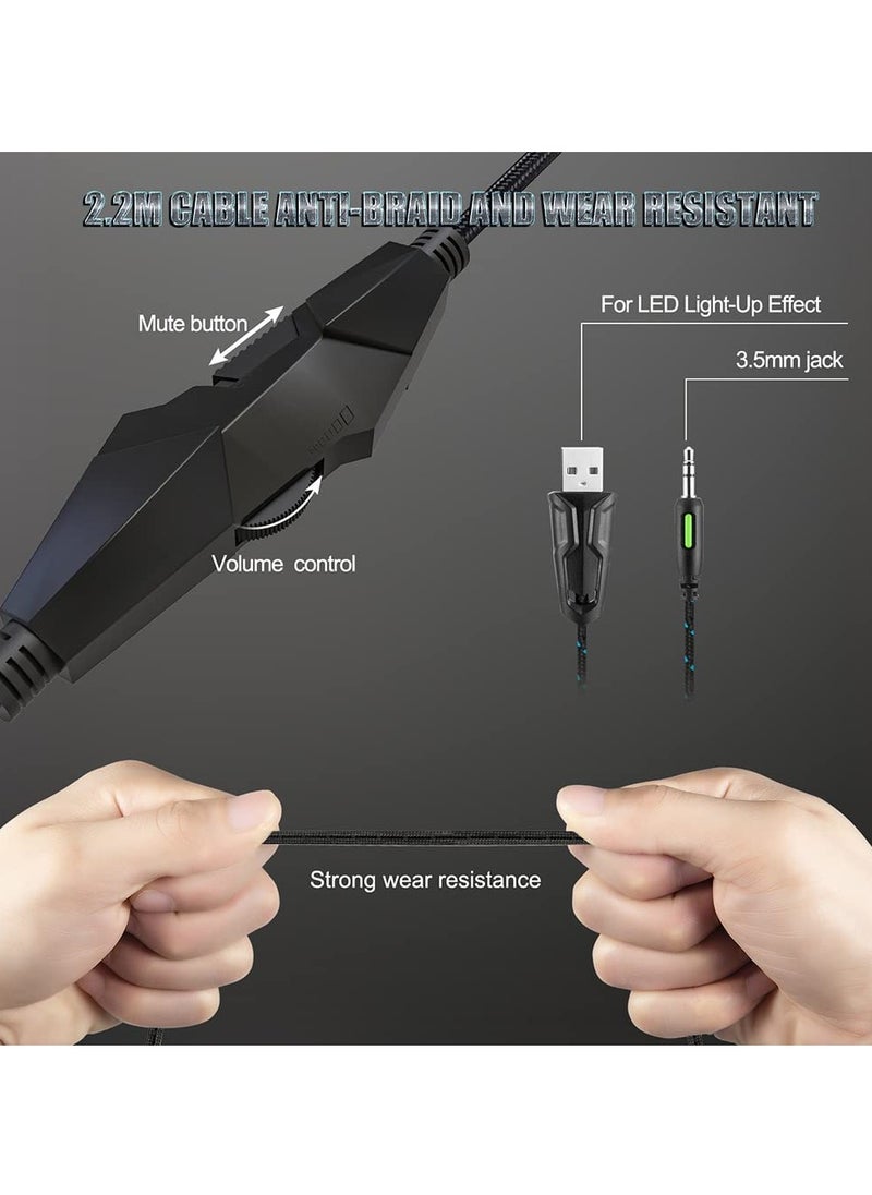 onikuma - K19 Gaming Wired Headset With Microphone For PS4 PS5 ZOne X Series Switch PC - Image 1