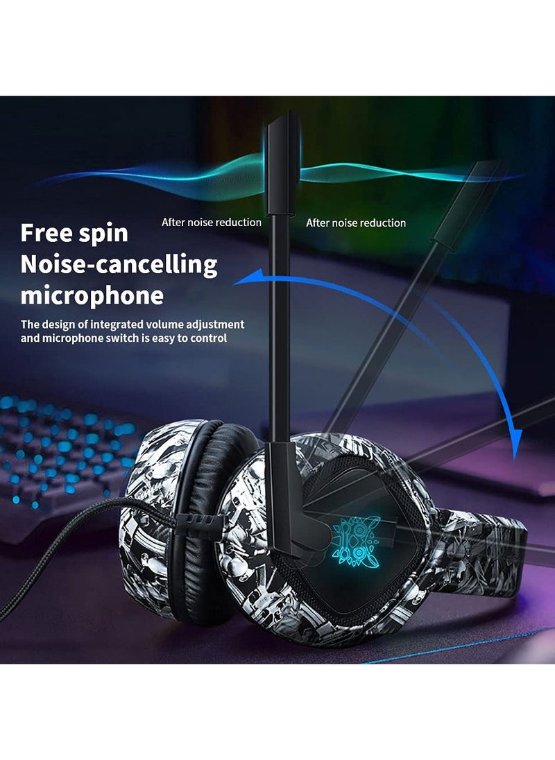 onikuma - K19 Gaming Wired Headset With Microphone For PS4 PS5 ZOne X Series Switch PC - Image 1