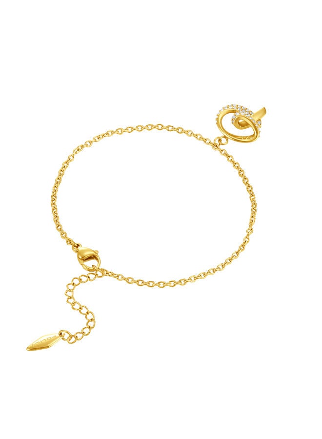 POLICE Flake Bracelet for Women Gold Plating with CharmsPEJLB0002402  - Image 3
