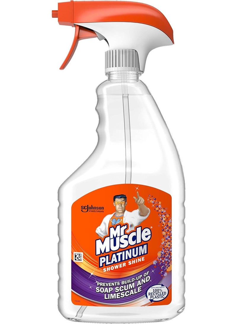 Mr Muscle Platinum Shower Shine Spray 750 ml - Image 1
