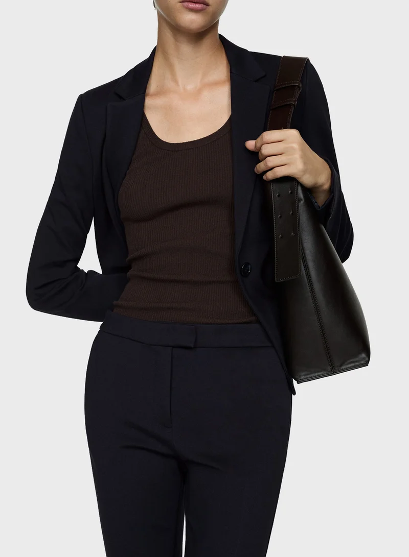 MANGO Mid-Rise Skinny Trousers