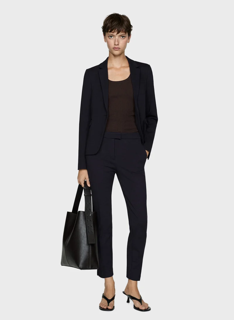MANGO Mid-Rise Skinny Trousers