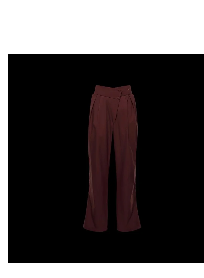 Nike  Mid-Rise Repel Asymmetrical-Waist Trousers for Women | Best Price UAE