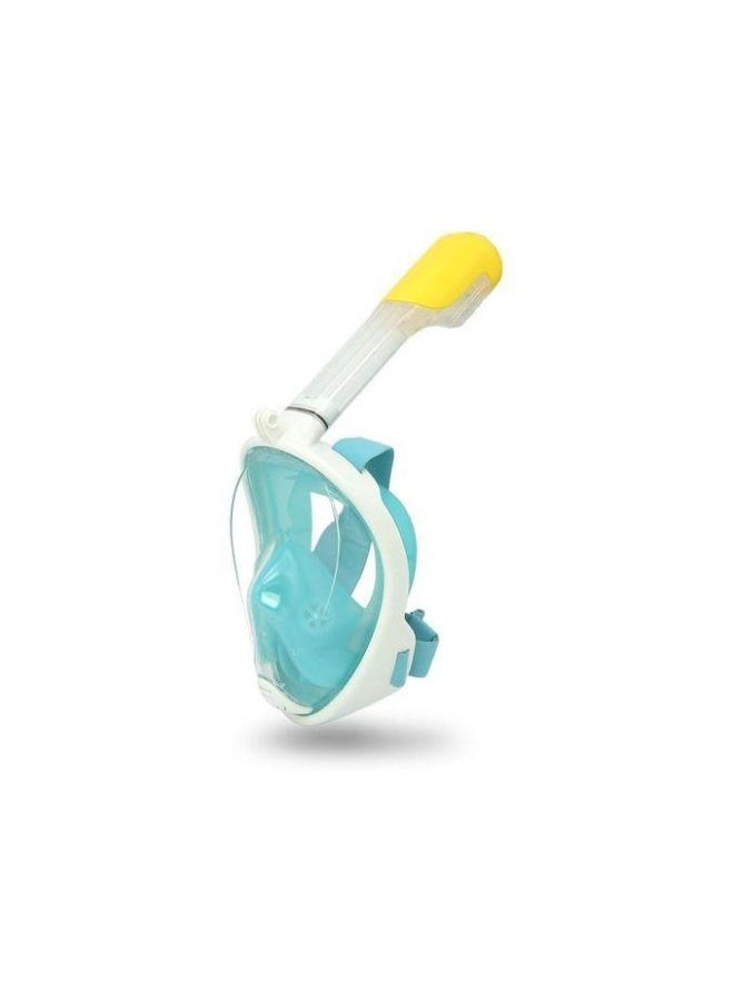 Full Face Snorkel Mask, 180° Panoramic View, Turquoise - 7586/6 - Image 1