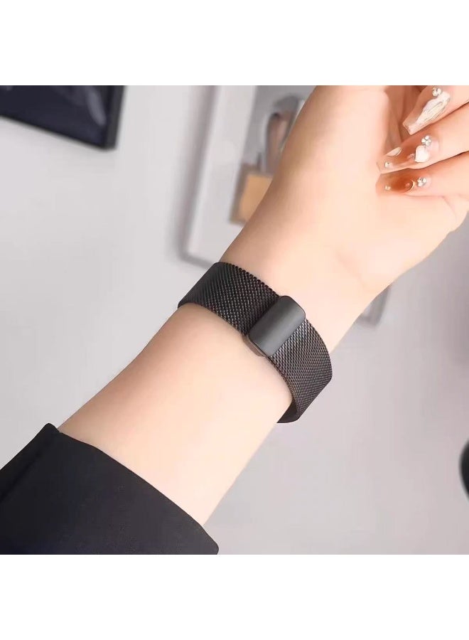 Watch Band Compatible for Apple Watch Series Band 42mm 44mm 45mm 46mm 49mm women, Genuine Leather Double Tour Designed Slim Replacement Strap for iWatch Series10 9 8 7 6 SE - Image 3