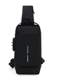 FASHION Anti-Theft Sling Bag Business Men Bag Chest Crossbody Bags with USB Charging Port Waterproof Small Backpack for Outdoor Work Hiking Running Sport Travel Bag  - Image 3