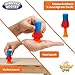 IPIDIPI TOYS Jumpeez LED Jumping Rocket Poppers 24Pack Light Up Spring Launcher Toys Easter Basket Stuffers for Kids Birthday Party Favors Goodie Bag Stuffers Easter Egg Fillers - Image 4