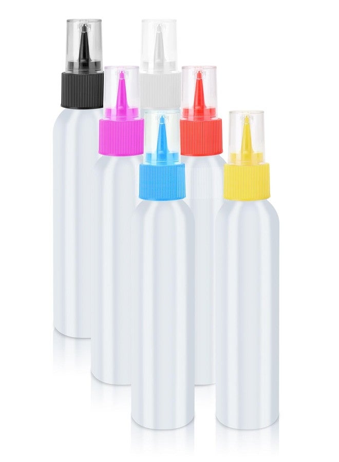 DODHEG 6 Pcs Writer Bottles, Small Squeeze Bottle, Condiment Squeeze Bottles, For Cakes Decorating, Food DIY, Ice Cream Decoration etc, 4 OZ - Image 1