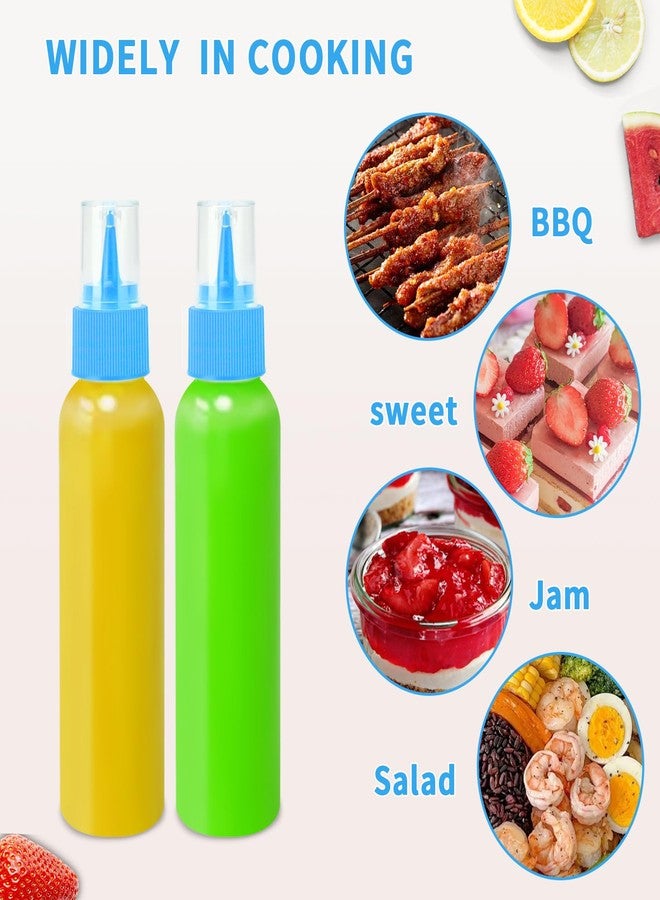 DODHEG 6 Pcs Writer Bottles, Small Squeeze Bottle, Condiment Squeeze Bottles, For Cakes Decorating, Food DIY, Ice Cream Decoration etc, 4 OZ - Image 4
