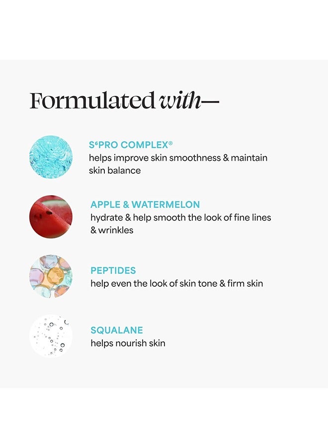 تولا كريم الترطيب المعتدل للوجه ليلاً ونهاراً، كريم مضاد للشيخوخة، مرطب فائق التغذية للوجه، يحتوي على مستخلص البطيخ والتوت الأزرق، 44 جرام - Image 4