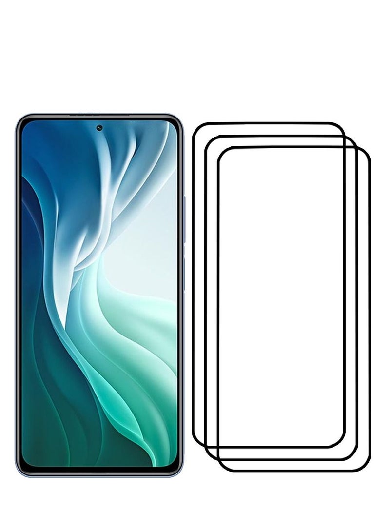 CATANES 3 Pack For Xiaomi Mi 11i Screen Protector Tempered Glass Full Glue Back - Image 2