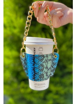 Bahels Women's Colorful Special Series Leather Coffee Cup Holder  - Image 2