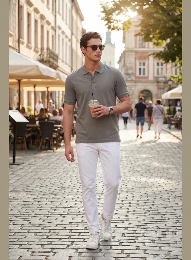 Buratti  Buratti Cotton Regular Fit Button-Down Polo Collar T-Shirt Men's POLO COLLAR T-SHIRT 5902127 for Men | Best Price UAE