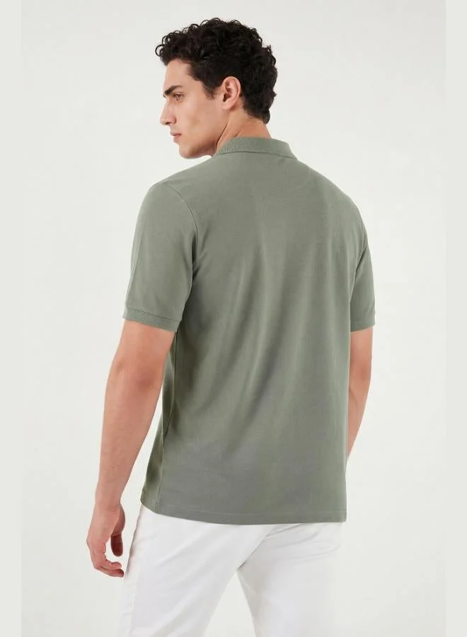 Buratti  Buratti Cotton Regular Fit Button-Down Polo Collar T-Shirt Men's POLO COLLAR T-SHIRT 5902127 for Men | Best Price UAE