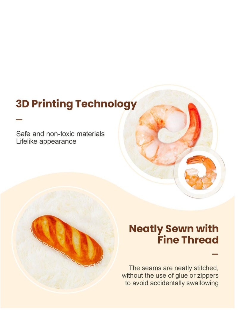 KASTWAVE Cat Toys Days of The Week Food Style Catnip Toys 7Pcs Interactive Bite Resistant for Relieving Kittens Boredom for All Breeds - Image 5