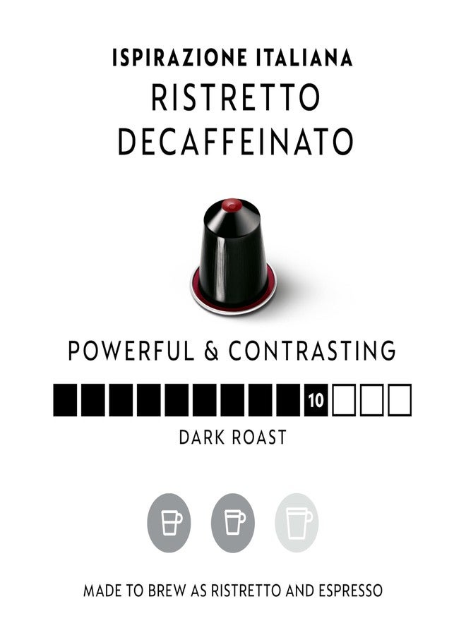 Nespresso Capsules OriginalLine, Ristretto Decaffeinato, Dark Roast Coffee, 50 Count Coffee Pods, Brews 0.85oz - Image 2
