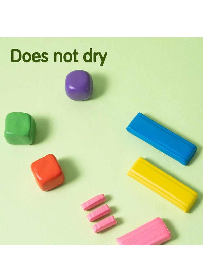 Deli 8-Piece Plasticine Set With Three Molds - Image 3