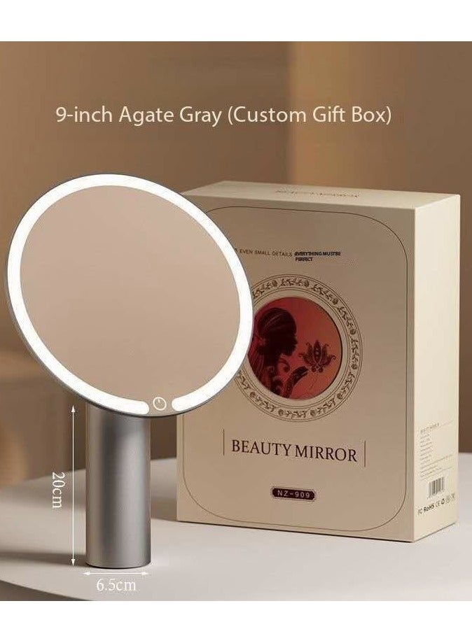 ESSENCE GOLD Makeup Mirror with Lights – Touch Screen Vanity Mirror, Portable LED Cosmetic Mirror with Adjustable Brightness & USB Rechargeable - Image 1