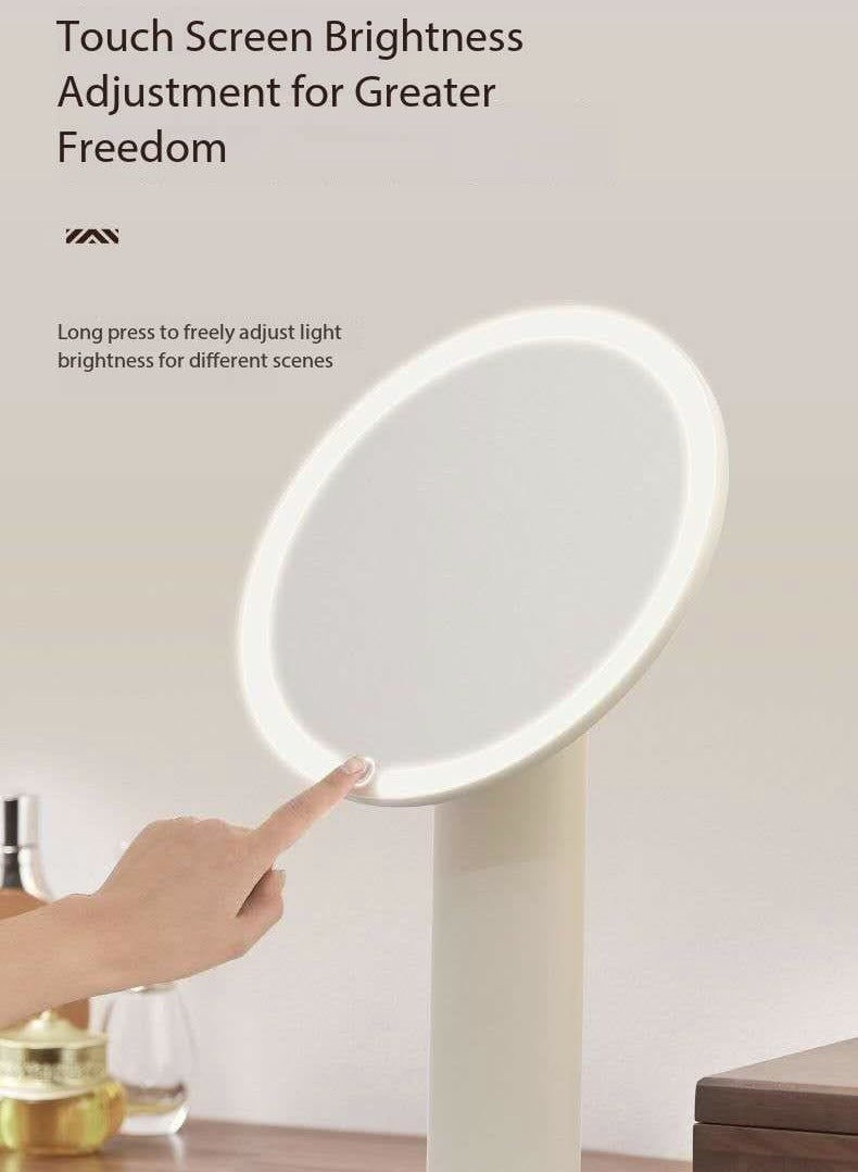 ESSENCE GOLD Makeup Mirror with Lights – Touch Screen Vanity Mirror, Portable LED Cosmetic Mirror with Adjustable Brightness & USB Rechargeable - Image 5