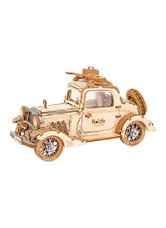 Rolife 3D Wooden Puzzles Retro Car Model Collectibles Wooden Model Kits For Adults Desk Toys Display Gift For Boys/Girls (Vintage Car)  - Image 1