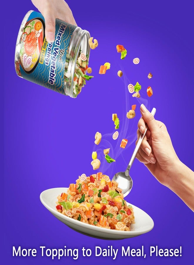 YIMI خليط توبينغ رامين من ييمي للمأكولات البحرية المجففة، 10 أنواع من الخضروات المجففة | روبيان مجفف بالتجميد | كعكة السمك ناروتوماكي | سرطان البحر الاصطناعي، توبينغ رامين باي، مثالي للنودلز - Image 5