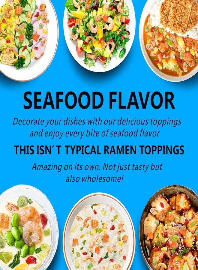 YIMI خليط توبينغ رامين من ييمي للمأكولات البحرية المجففة، 10 أنواع من الخضروات المجففة | روبيان مجفف بالتجميد | كعكة السمك ناروتوماكي | سرطان البحر الاصطناعي، توبينغ رامين باي، مثالي للنودلز - Image 4