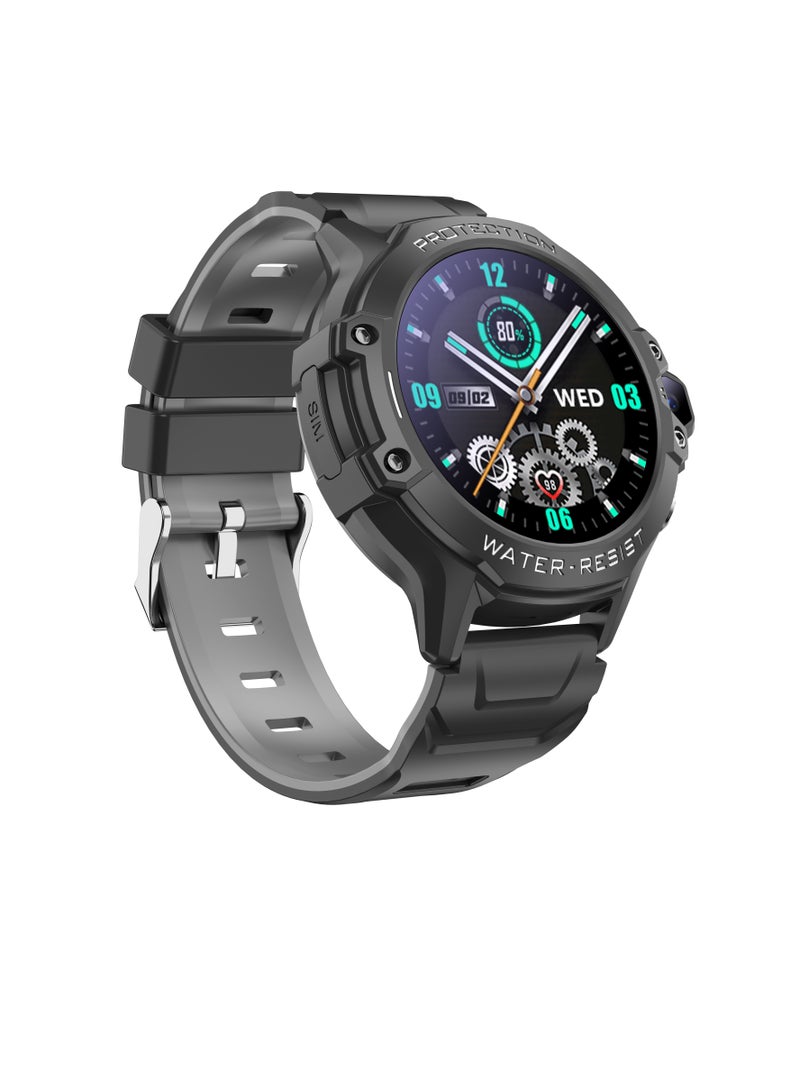AROAQ 4G Kids Smart Watch, Ip67 Waterproof Comfortable Wrist Watch, Lightweight And Durable Smart Children Clock, Remote Monitor Kids Watch With GPS WIFI SOS Video Call, (1pc, Black) - Image 1