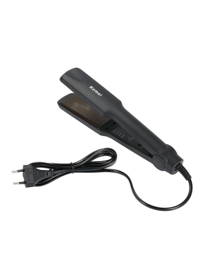 NIBEMINENT Professional Electric Hair Straightener Black 0.397kg - Image 1