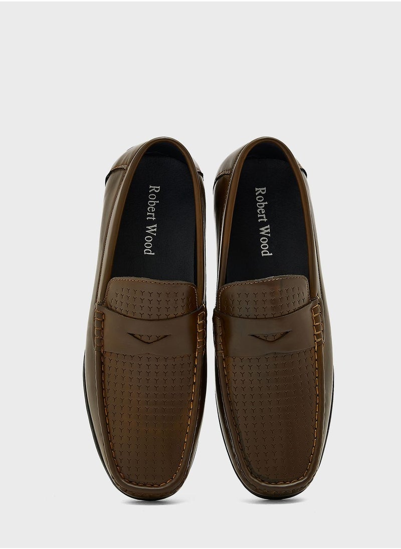 Robert Wood - Apron Texture Loafers - Image 1