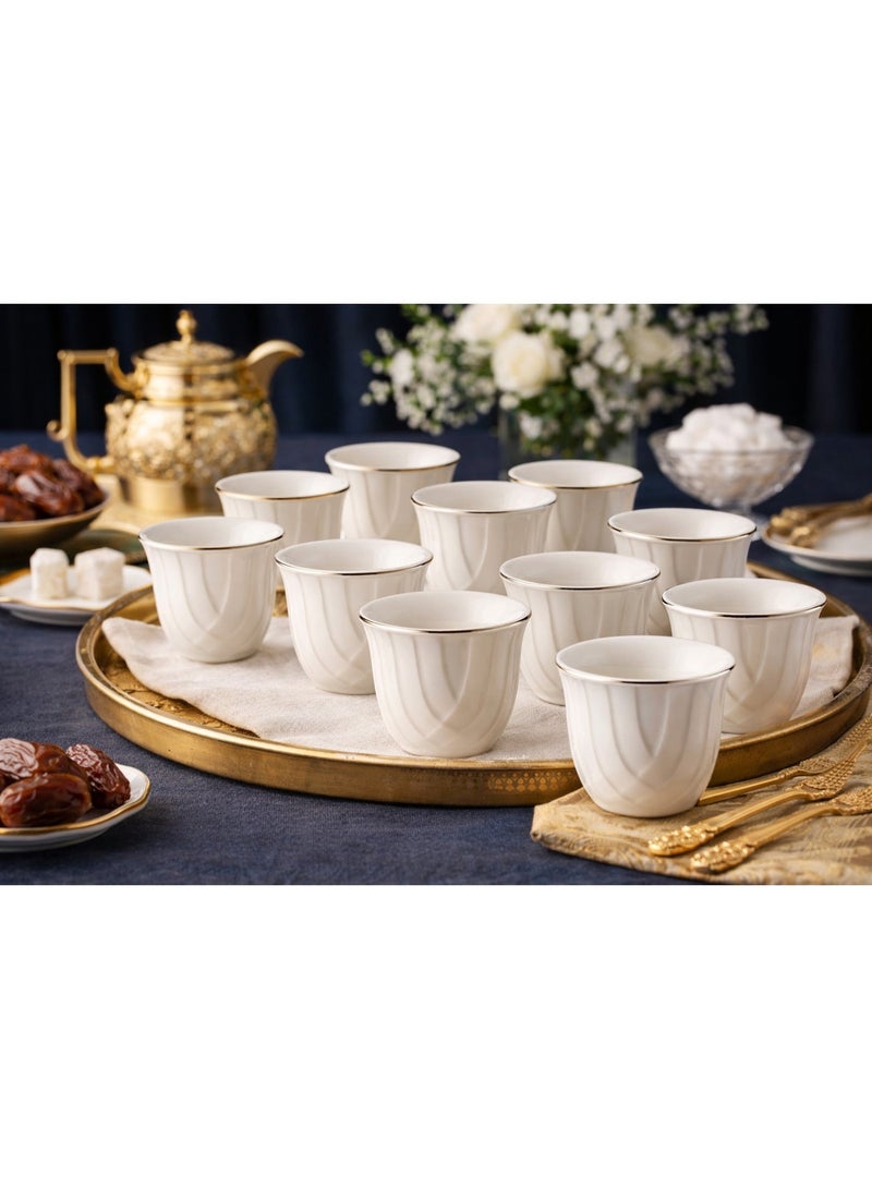 Dania ✨ Luxurious coffee cups with a silver touch – elegance to suit your refined taste ☕🤍 - Image 1