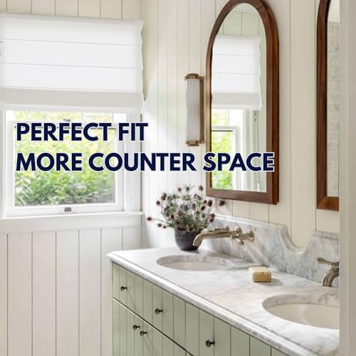 Nantucket Sinks UM-15x12-W Oval Ceramic Sink – 15"x12" Undermount Bathroom Sink for Bath Vanity, Small White Bowl, High-Gloss Vitreous China, Scratch & Stain Resistant – Great Point Collection - Image 5