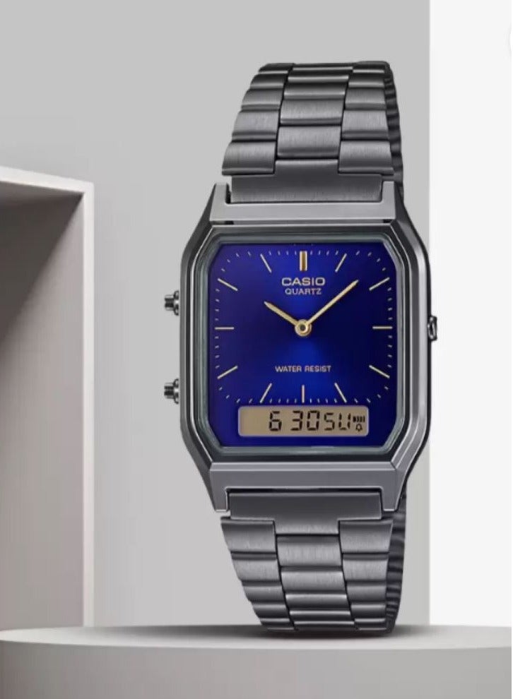 كاسيو ساعة كاسيو للرجال بتصميم كلاسيكي موديل AQ-230GG-2A - Image 1