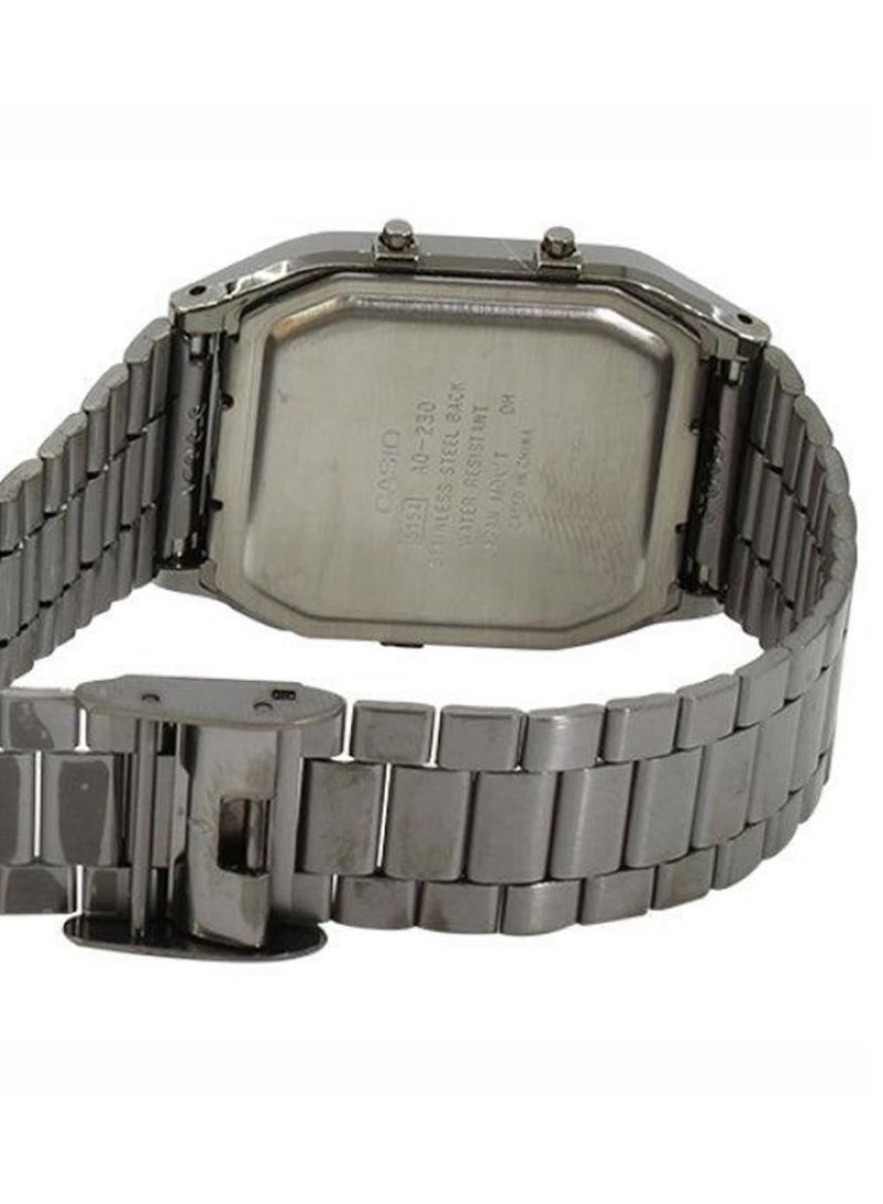 كاسيو ساعة كاسيو للرجال بتصميم كلاسيكي موديل AQ-230GG-2A - Image 3