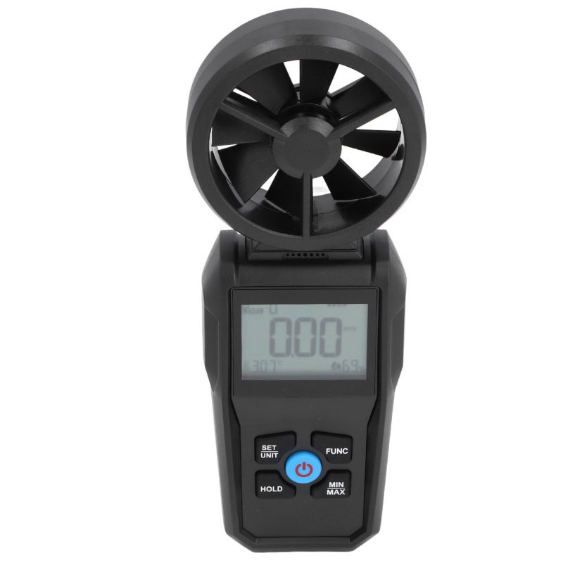 MESTEK Digital Anemometer with LCD Display 6 Wind Speed Units m/s km/h knots ft/s mile/h ft/m - Multiple Measurements Wind Speed Volume Power Temperature Dew Point Wet Bulb Humidity for Wind Energy Meteorolo - Image 4