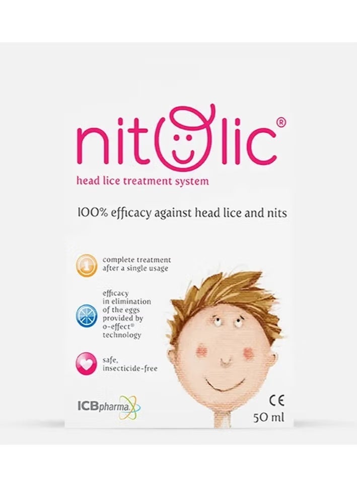 Nitolic head lice Treatment 50ml - Image 2