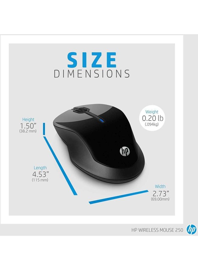 HP Wireless Mouse 250 Black - Image 4