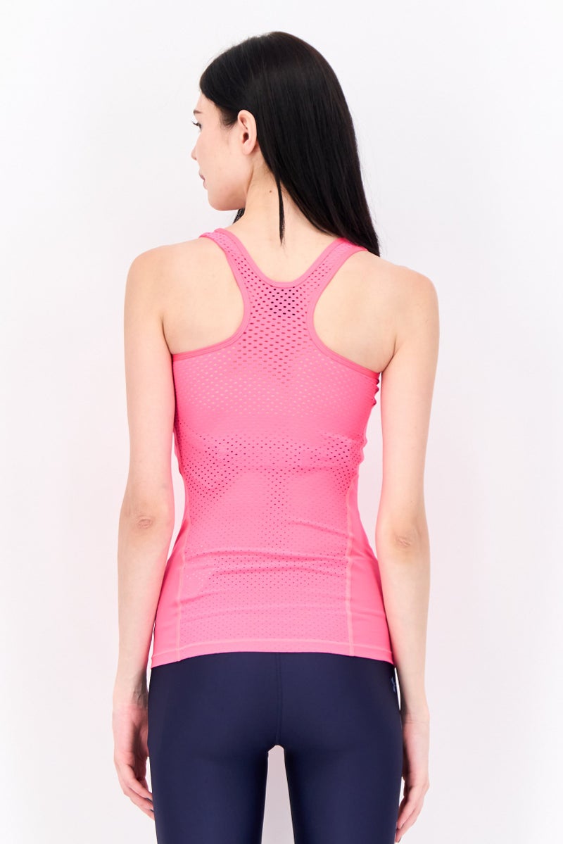 Nike Women Sportswear Fit Sleeveless Training Tank Top, Dark Pink - Image 3