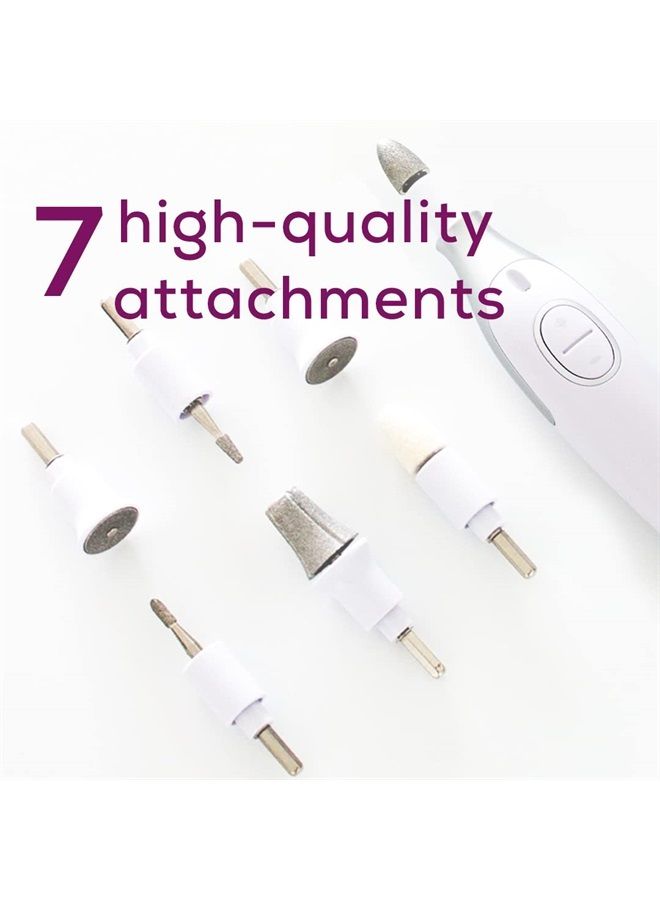 Beurer MP42 Nail Drill, 7-in-1 Nail Kit with Strong Sapphire Nail Drill Bits, Electric Nail File and Nail Buffer Includes Bright LED Light, Pedicure Kit and Manicure Set with Storage Case - Image 2