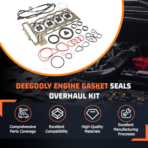 DEEGOOLY Cylinder Head Gasket Kit Engine Overhaul Gaskets Kit Fit for BMW 116i 118i 316i F20 F30 Mini Cooper R55 R56 R57 R58 Cooper S N13B16A N18B16A 16L Turbo Aftermarket Parts Replace11127586908 - Image 3