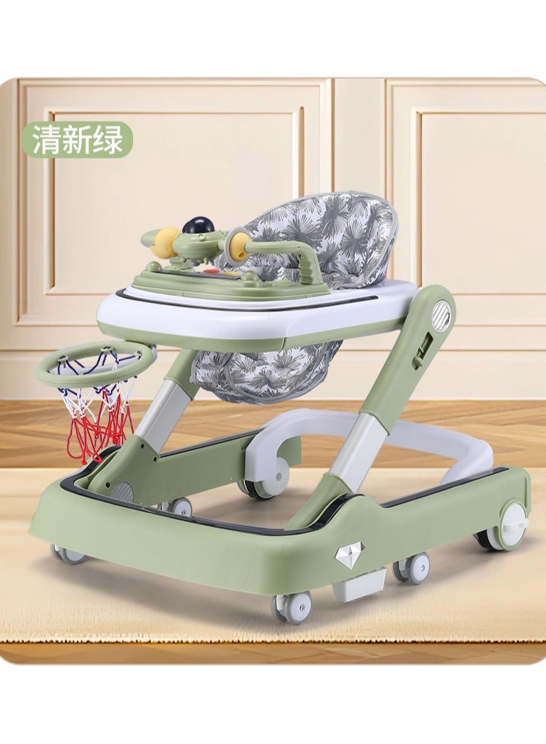 امبريلا مشاية أطفال متعددة الوظائف 4 في 1 مع باسكت بول - Image 1