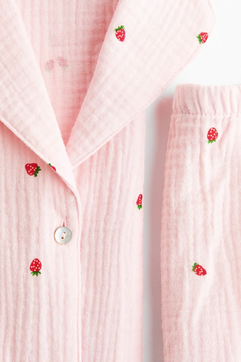 H&M  Cotton muslin pyjamas for Women | Best Price UAE
