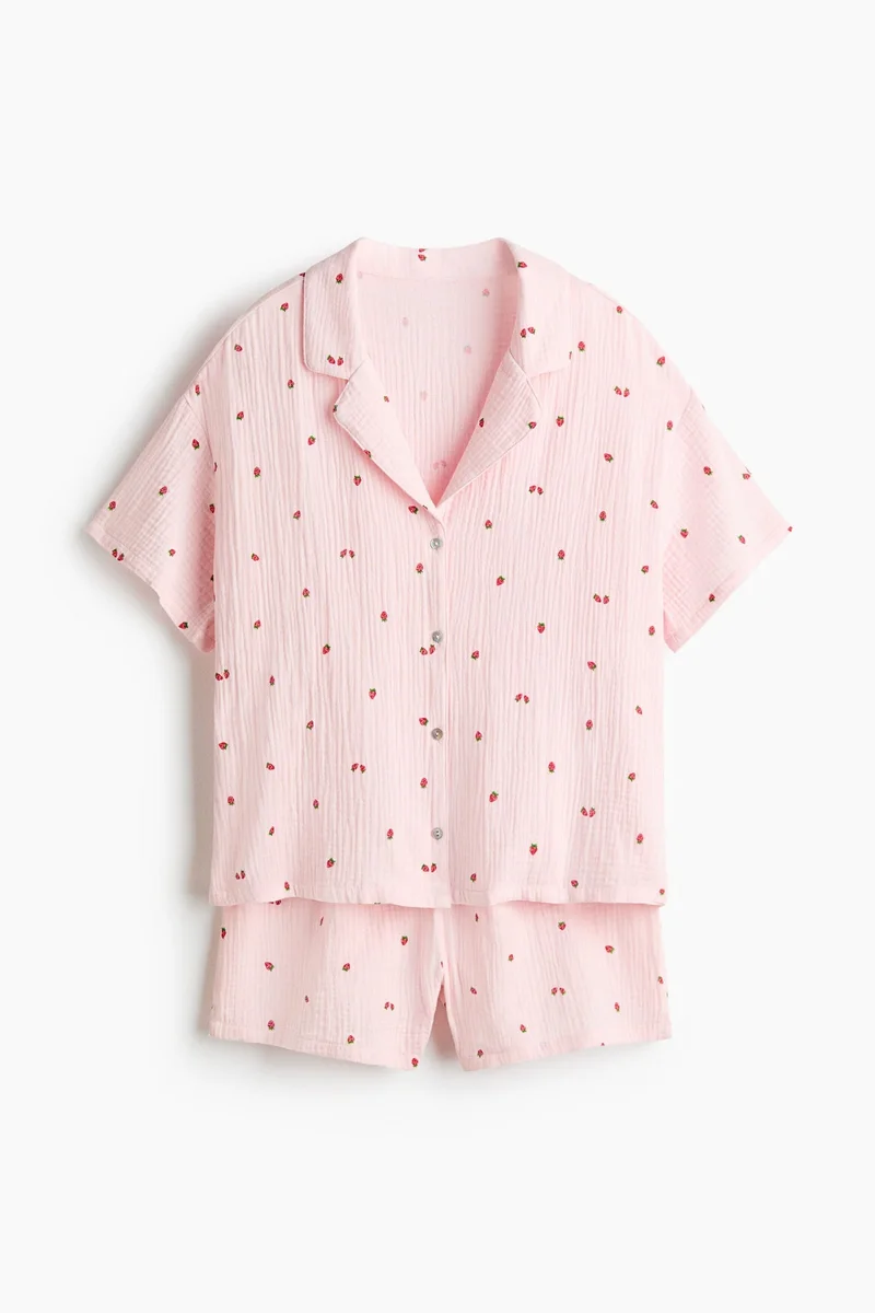 H&M  Cotton muslin pyjamas for Women | Best Price UAE