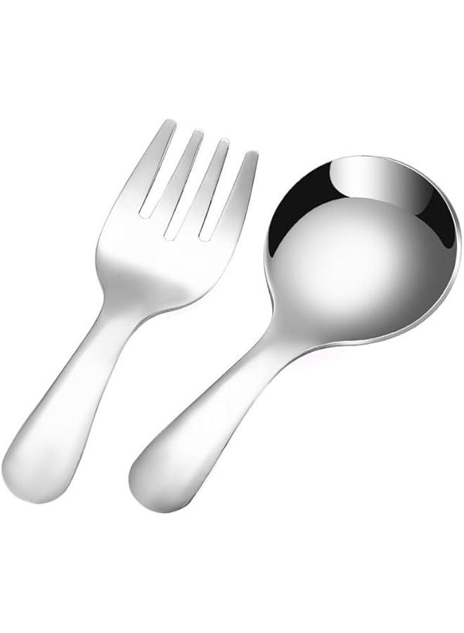16 Piece Silver Flatware Set For 8 304 Stainless Steel Cutlery Set - Image 1