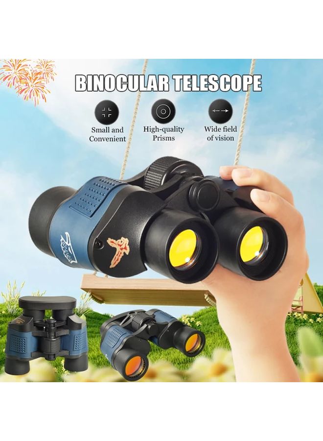 Compact Binoculars 1pc Central Focus Durable ABS Rubber Wide Field Vision Portable Lightweight - Image 2