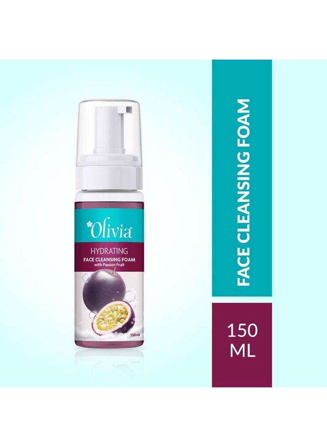 Olivia Hydrating Face Cleansing Foam With Passion Fruit For Deep Cleansing & Hydrated Skin, Mild Exfoliator & Cleansing Foam For Daily Use, Helps To Brighten The Skin, Face Wash Men And Women - 150Ml - Image 2