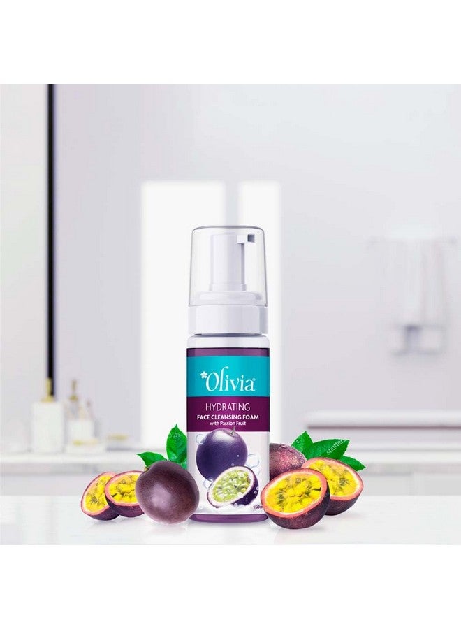 Olivia Hydrating Face Cleansing Foam With Passion Fruit For Deep Cleansing & Hydrated Skin, Mild Exfoliator & Cleansing Foam For Daily Use, Helps To Brighten The Skin, Face Wash Men And Women - 150Ml - Image 3