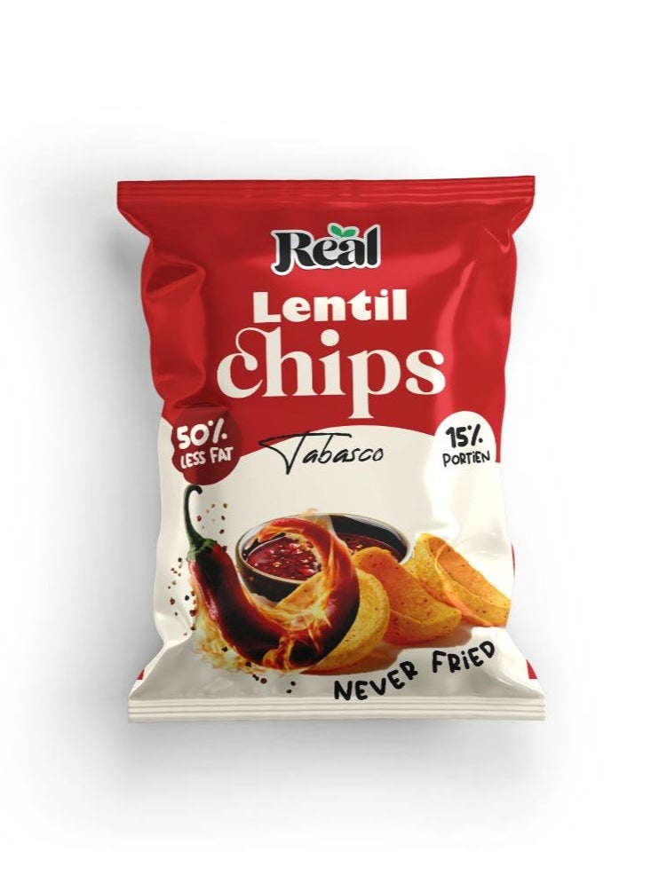 Real Protein Lentil Flakes Tabasco 60GM  - Image 1