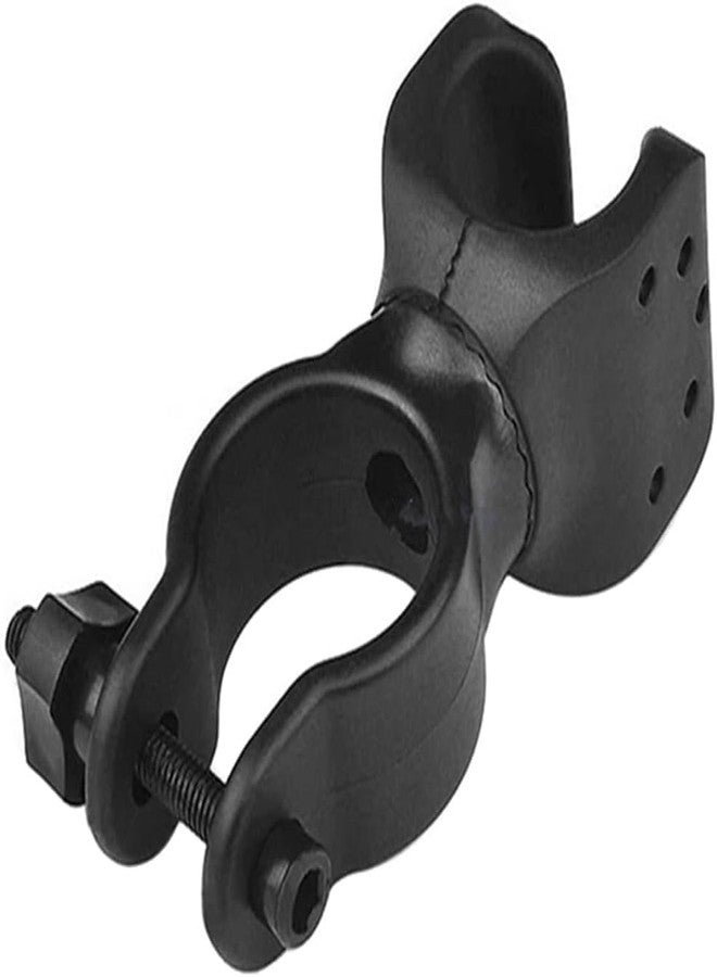 YSSZAM Black Universal Bike Mount for Flashlight, Bicycle Flashlight Bracket for Torchs, Ideal for Cycling Riding, 360º Rotation Adjustable Clip Clamp Mount Flashlight Mount Holder Bike Lighting Parts - Image 2
