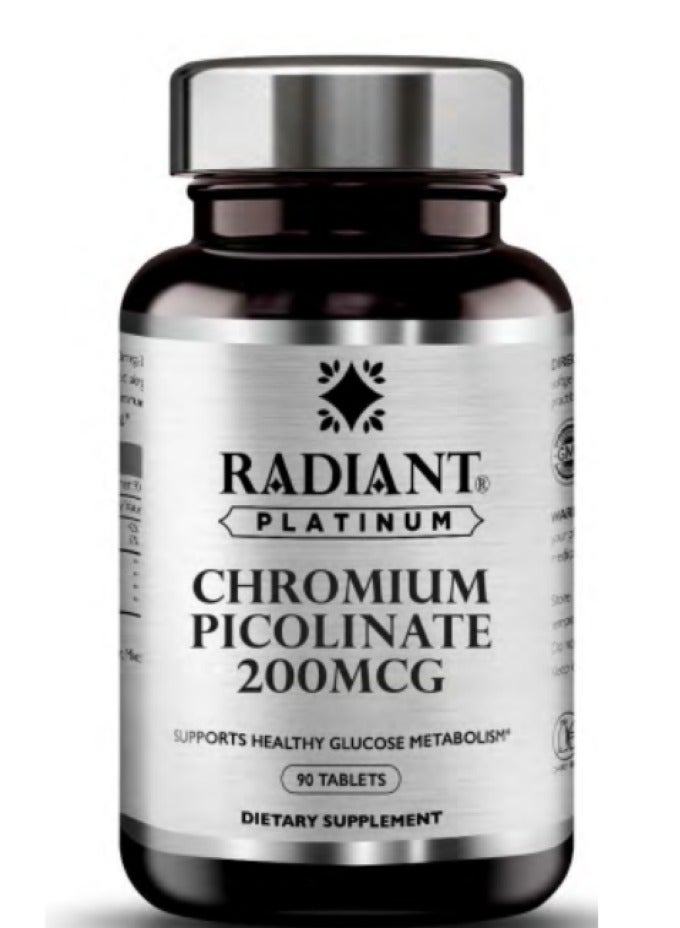 Radiant Platinum Chromium Picolinate 200mcg 90 Caps